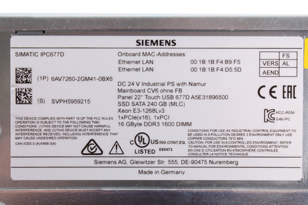 6AV7260-2GM41-0BX6 SIEMENS