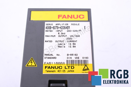 A06B-6079-H206#EM FANUC SERVO AMPLIFIER MODULE