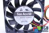 9GA0612H9001 SANYO DENKI SAN ACE 60 60X60X10MM, 12V, 0.14A VENTILÁTOR
