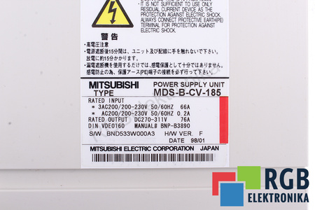 MDS-B-CV-185 MITSUBISHI ELECTRIC
