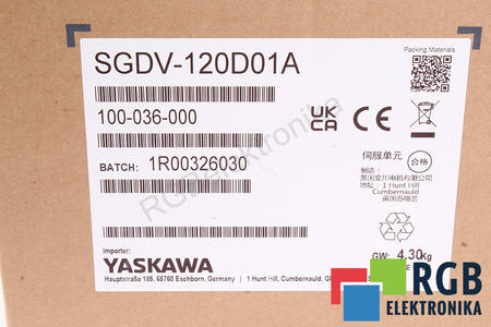 SGDV-120D01A YASKAWA SERVOPACK SIGMA V