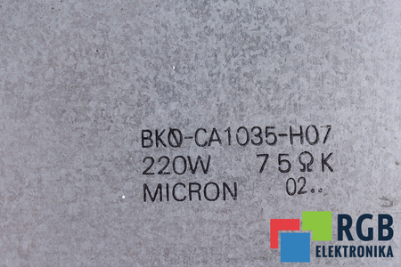 REZISTOR BK0-CA1035-H07 MICRON 0.22KW, 75OHM