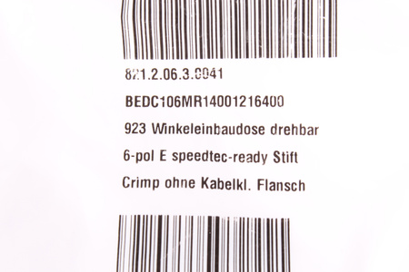 BEDC106MR14001216000 TE CONNECTIVITY 6PIN ZÁSUVKA