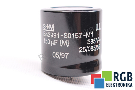 KONDENZÁTOR B43991-S0157-M1 S+M 150UF, 385VDC