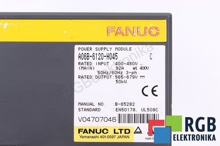 A06B-6120-H045 FANUC ZDROJ