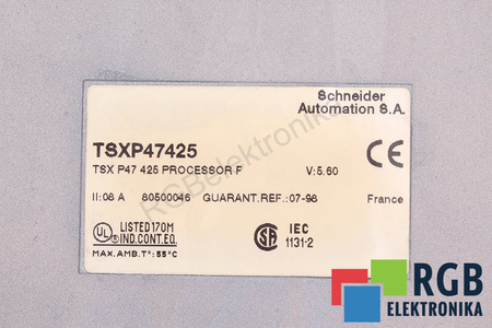 TSXP47425 TELEMECANIQUE TSX P47 425 PROCESSOR F