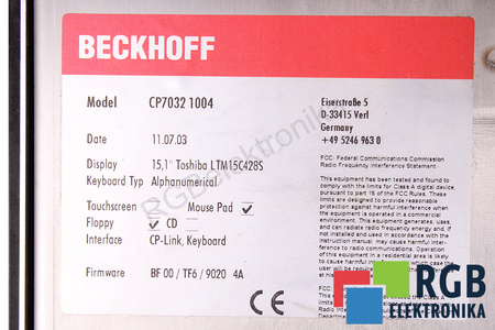 CP70321004 BECKHOFF