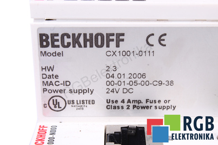 CX1001-0111 BECKHOFF CX1000-COOL CX1000-N000 CX1000-N001