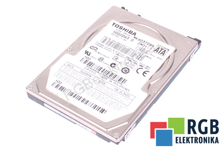 MK6037GSX TOSHIBA HDD2D63 60GB, SATAII, 2.5", HDD