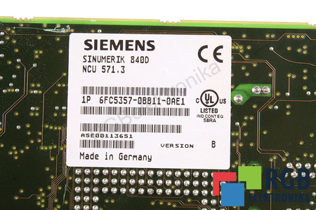 6FC5357-0BB11-0AE1 SIEMENS VERSION B