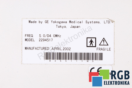 2294517 GE YOKOGAWA MEDICAL SYSTEMS PRO LOGIQ7