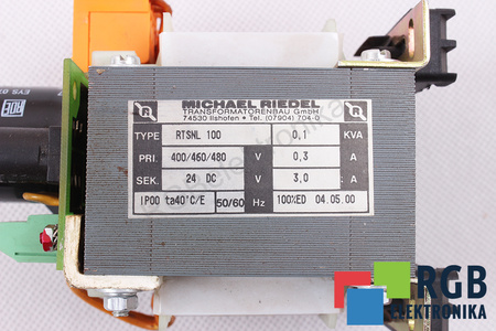 RTSNL100 MICHAEL RIEDEL 400/460/480V, 24V TRANSFORMÁTOR