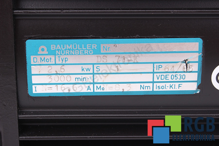 DS71-K BAUMÜLLER 2.6KW