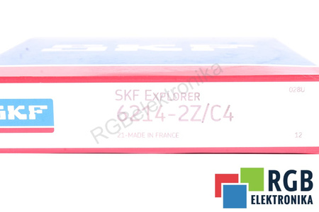 6214-2Z/C4 SKF 11000RPM, 5600RPM, 70X125X24MM, 63.7KN, 45KN LOŽISKO