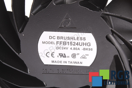 FFB1524UHG-BK95 DELTA ELECTRONICS 172X150X51MM, 24V, 4.8A VENTILÁTOR