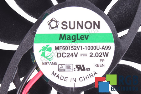 MF60152V1-1000U-A99 SUNON 60X60X15MM, 24V VENTILÁTOR