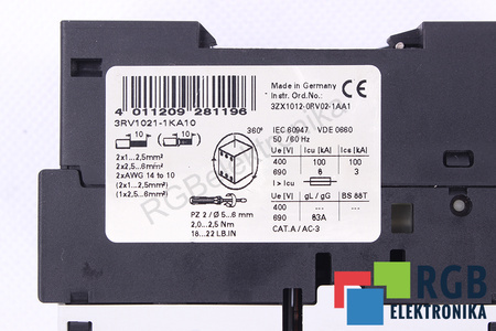 3RV1021-1KA10 SIEMENS ODPOJOVAČ