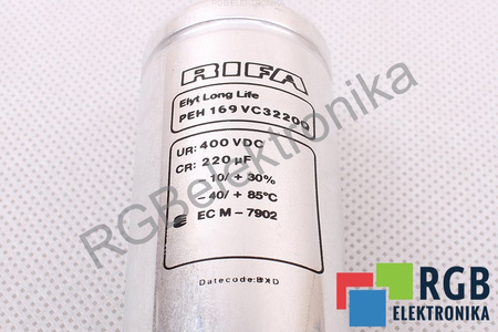 KONDENZÁTOR PEH 169 VC3220Q RIFA 220UF, 400VDC, CR