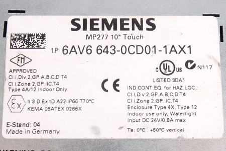 6AV6643-0CD01-1AX1 SIEMENS KRYT