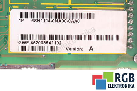 6SN1114-0NA00-0AA0 SIEMENS VERSION A SIMODRIVE 611
