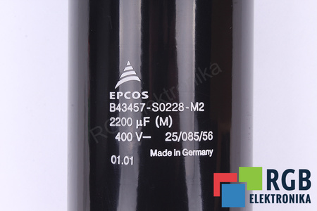 KONDENZÁTOR B43457-S0228-M2 EPCOS 2200UF, 400VDC