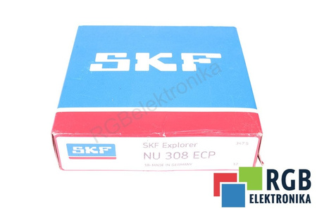 NU308ECP SKF 8000RPM, 9500RPM, 40X90X23 93KN, 78KN VÁLEČKOVÉ LOŽISKO