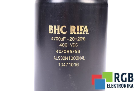 KONDENZÁTOR ALS32N1002N4L RIFA 4700UF, 400V