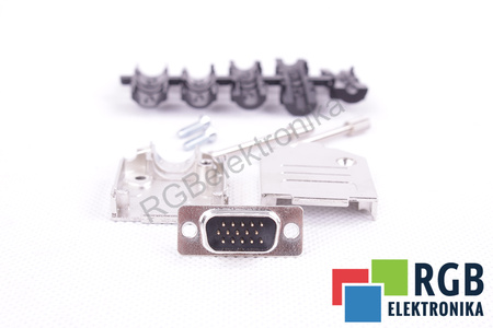 D15 PRECIZIKA METROLOGY 15PIN PLOCHÁ MUŽSKÁ ZÁSTRČKA ENKODÉRU