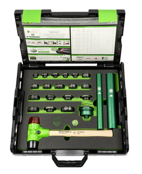 SADA PRO MONTÁŽ KULIČKOVÝCH LOŽISEK LEHKÝ MODEL PRO MONTÁŽ NA MÍSTĚ PRO MALÁ A STŘEDNÍ LOŽISKA K-71-L-A KUKKO