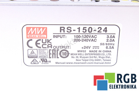 RS-150-24 MEAN WELL ZDROJ