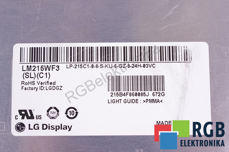 LM215WF3 LG 21.5" LCD DISPLEJ