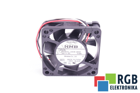 A90L-0001-0529#135 FANUC 2406VL-05W-B59 60X60X15MM, 24V VENTILÁTOR