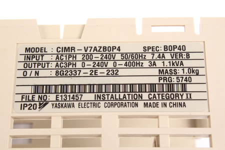 CIMR-V7AZB0P4 YASKAWA KRYT