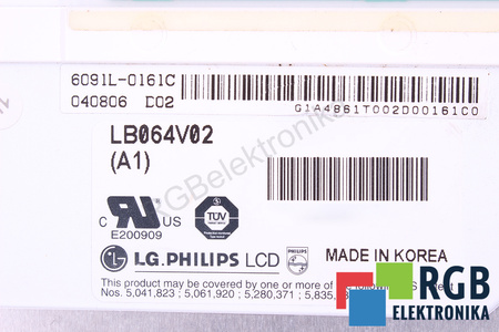 LB064V02-A1 LG LCD DISPLEJ