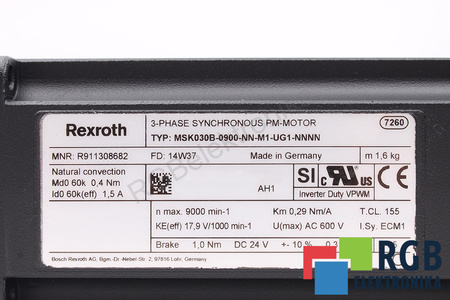 MSK030B-0900-NN-M1-UG1-NNNN BOSCH REXROTH