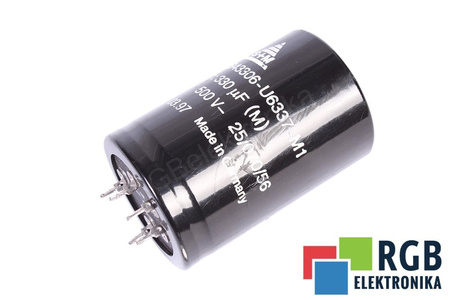 KONDENZÁTOR B43306-U6337-M1 S+M 330UF, 500V