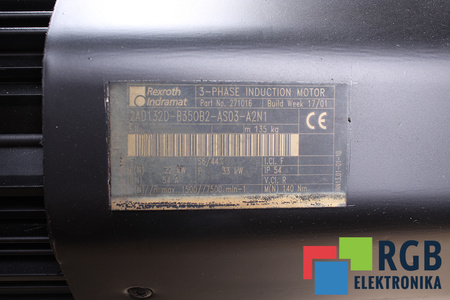 2AD132D-B350B2-AS03-A2N1 REXROTH INDRAMAT R911271016
