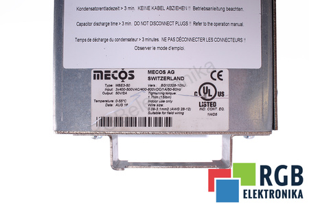 MBE3-50 MECOS TRAXLER VERS. BG10328-10NJ