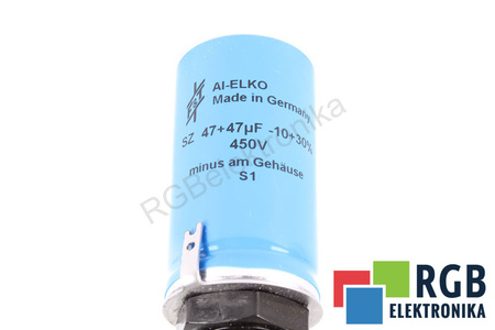 KONDENZÁTOR 47UF 450V F&T