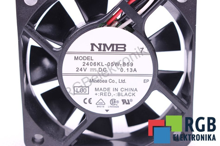 2406KL-05W-B59 MINEBEA NMB 60X60X15MM, 24V, 0.13A VENTILÁTOR