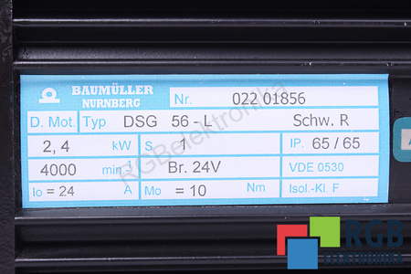 DSG56-L BAUMÜLLER 2.4KW