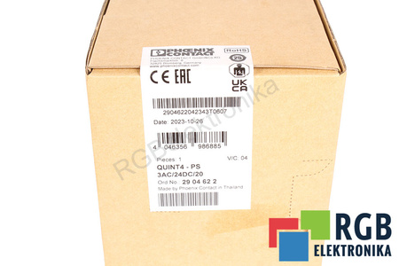 QUINT4-PS/3AC/24DC/20 PHOENIX CONTACT