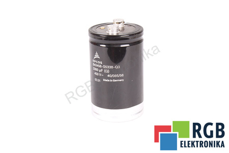KONDENZÁTOR B43456-S5338-Q3 EPCOS 3300UF, 450V, 60X110MM