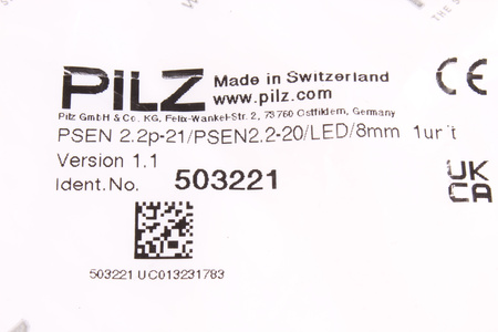 PSEN 2.2P-21/PSEN2.2-20/LED/8MM 1UNIT PILZ 503221