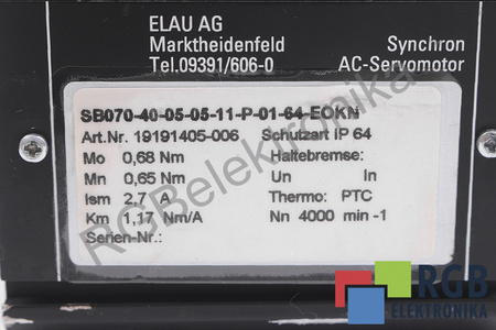 SB070-40-05-05-11-P-01-64-EOKN ELAU RESOLVER