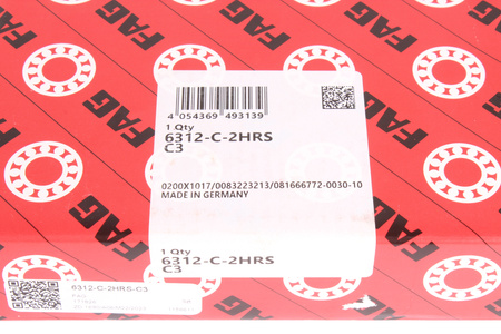 6312-C-2HRS-C3 FAG 60X130X31 LOŽISKO
