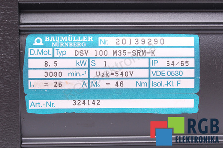 DSV100/M35-SRM-K BAUMÜLLER 8.5KW