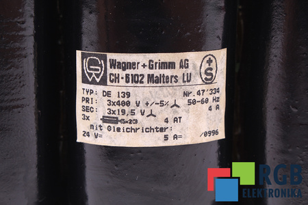 DE139 WAGNER MAGNETE