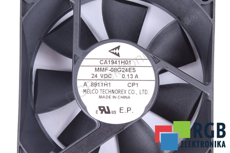 MMF-08G24ES MELCO TECHNOREX 80X80X25MM 24V, 0.13A VENTILÁTOR