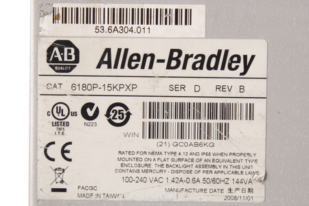 6180P-15KPXP ALLEN BRADLEY